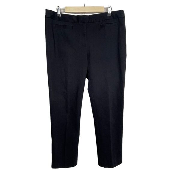 Lands End Women's size 14 Mid Rise Blue Career Pants‎ - Picture 1 of 5